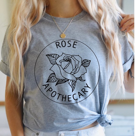Tops - Schitt's Creek Shirt, Rose Apothecary Shirt - Grey